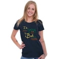 thumbnail image 3 of I'm Going To Bed Garden Flower Pun Womens Slim Fit Graphic Tee Brisco Brands S, 3 of 5