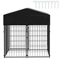 thumbnail image 3 of BingoPaw Playpen Welded Wire Dog Kennel W/ Cover, 4.2 ft. x 4 ft. x 4.4 ft, 3 of 10