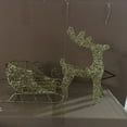 thumbnail image 2 of UPOUART Iron Christmas Reindeer Sleigh Ornament for Holiday Desktop, Festive Party, Home and Office Decoration, 2 of 8