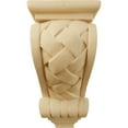 thumbnail image 2 of Ekena Millwork 3 1/2"W x 4"D x 7"H Small Basket Weave Corbel, Alder, 2 of 4