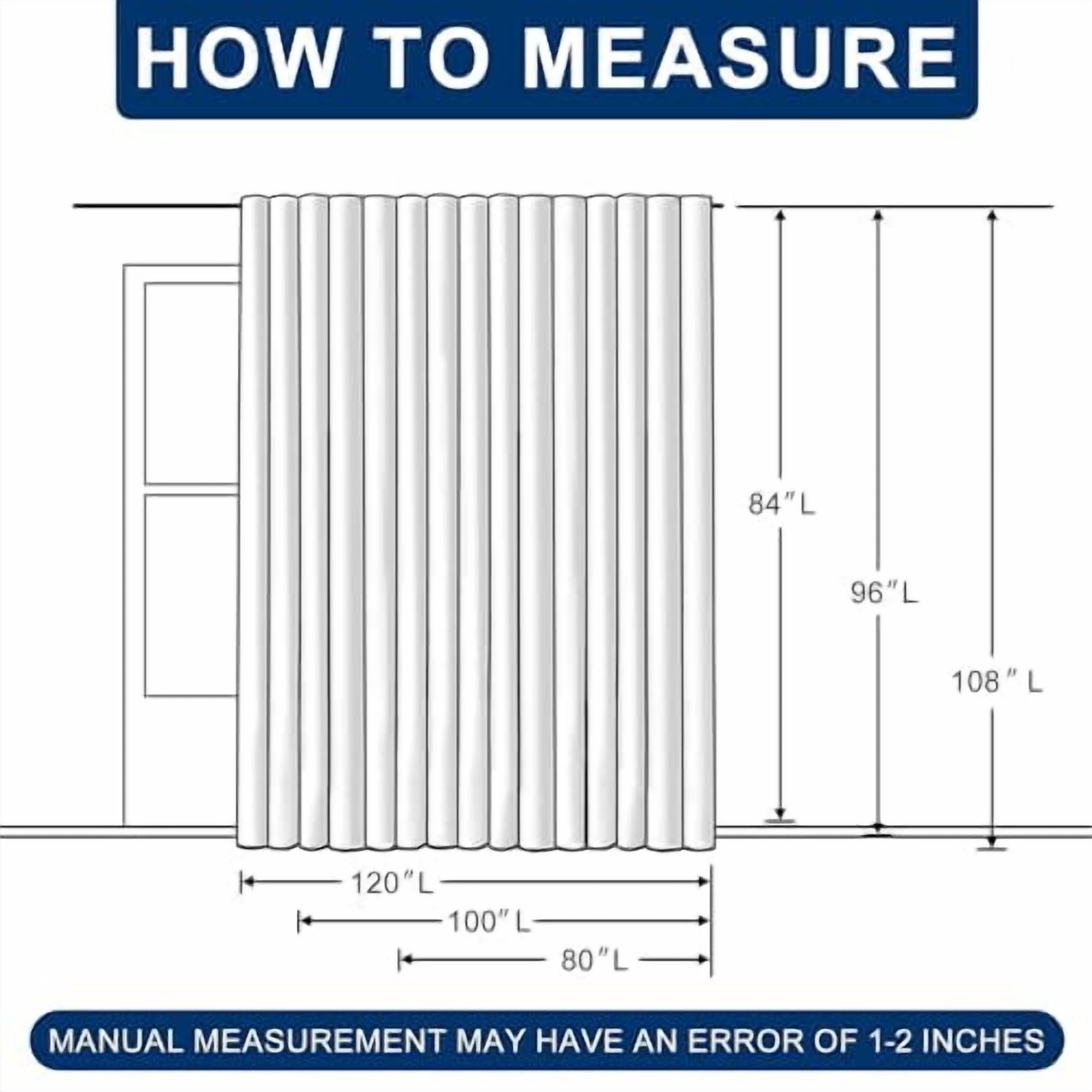 XWZO 80x84 Rod Pocket Curtains 1 Panel for Living Room, Extra Wide Room Divider for Patio Sliding Door, Thermal Curtains with Back Tab for Bedroom Partition, Beige