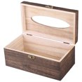 thumbnail image 3 of Hotel Pub Cafe Car Paper Holder Tissue Storage Box Delicate Wooden Grain, 3 of 9