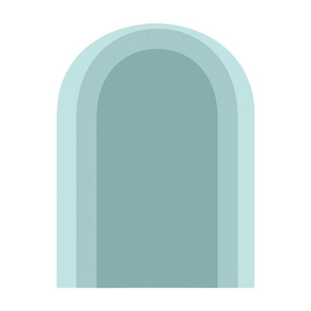 Calcomanía de pared arco papel tapiz para niños habitación de la oficina fiestero de la oficina cabecera puerta decoración de fondo boho pegatina de Azul