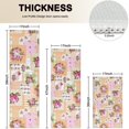 thumbnail image 4 of Pioneer Flower Floral Print Pattern Kitchen Rugs Sets Of 3,Kitchen Runner Rugs Non Skid Washable,Decorative Kitchen Floor Mats for Kitchen,Sink,Laundry,17"x30"+ 17"x47" + 17"x59", 4 of 6