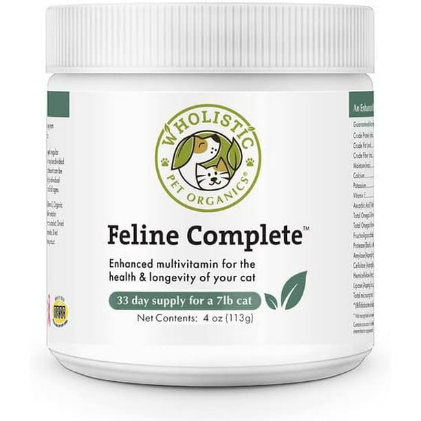 Wholistic Pet Organics Feline Complete Cat Multivitamins Immune