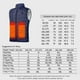 thumbnail image 3 of Chaqueta Térmica Chaleco con calefacción eléctrica 9 áreas de calor Chaleco de calefacción de invierno para acampar al aire libre Senderismo Likrtyny Para Estrenar, 3 of 7