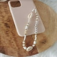thumbnail image 3 of Cheers US Cell Phone Charm,Universal Mobile Phone Lanyard Cute Kawaii Rainbow Color Girly Style Soft Ceramic Pearl Seashells Beads Phone Chain Wrist Strap, 3 of 7