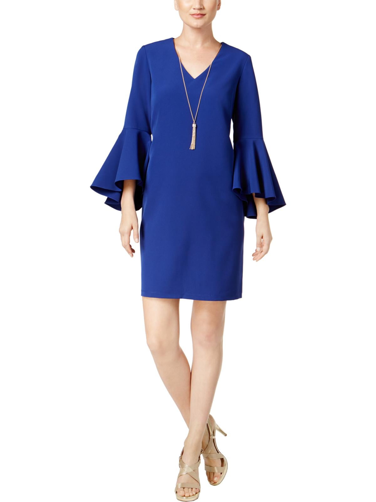 msk embellished shift dress