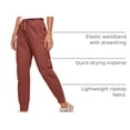 thumbnail image 4 of Pantalones Joggers CRZ YOGA para Mujer 70 cm Ligero para Senderismo Marrón, 4 of 6
