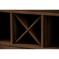 thumbnail image 7 of Baxton Studio Carrie Transitional Farmhouse Walnut Brown Finished Wood Wine Storage Cabinet, 7 of 7