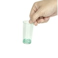 thumbnail image 6 of Restaurantware-2 Ounce Shot Glasses, 100 Round Incline Cups - With Seagreen Finish, Disposable, Plastic Shot Glasses, For Serving Samples At Wedding Banquets And Catered Events, 6 of 11