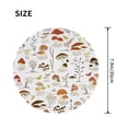 thumbnail image 3 of Disketp Mushrooms And Butterflies Small Mouse Pad 7.9x7.9 Inches,Washable Round Mousepad For Office Laptop Computer,Non-Slip Rubber Base Mouse Pads For Wireless Mouse, 3 of 9