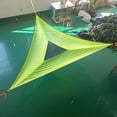 thumbnail image 5 of Hamaca triangular plegable portátil para varias personas, de malla, para acampar al aire libre, color verde, 280 x 280 x 280 cm, 5 of 5