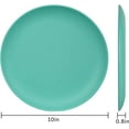 thumbnail image 5 of TP 10" Melamine Dinner Plates, 6-piece Plate Set Unbreakable Serving Dishes for Indoors and Outdoors, Dishwasher Safe, Aqua, 5 of 6
