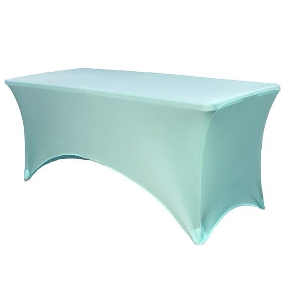 Your Chair Covers - 6 FT Durable Rectangular Spandex Table Cover Tiffany