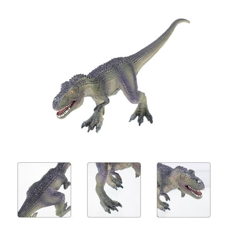 GOOHOCHY Green Dinosaur Toys for Decoration Made of Plastic with Smooth Surface and High Detail 8.5 Inches