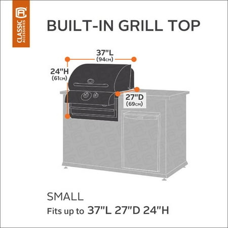 Classic Accessories Veranda Island Barbecue BBQ Grill Top Patio Storage Cover, Up to 37