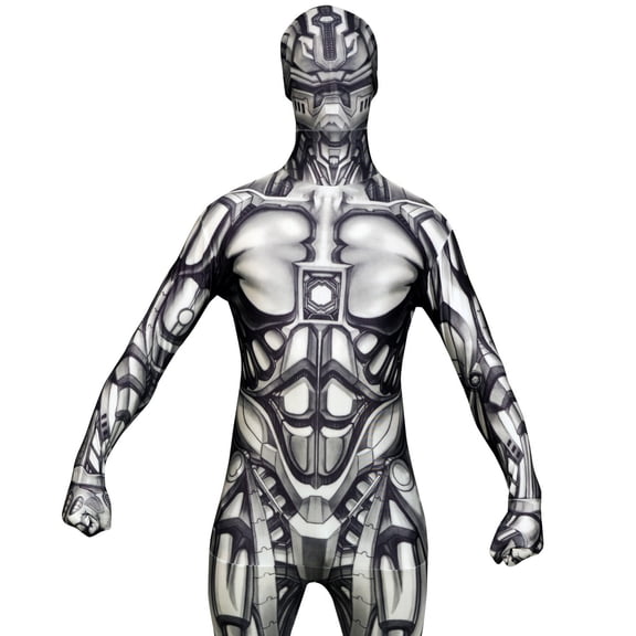 Morphsuits Adult Android Monster Morphsuit Mens Robot Halloween Costume Halloween Black M