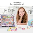 thumbnail image 1 of Juego De Cuentas Para Niños, Kit Para Hacer Pulseras, Mejora La Imaginación, Cuentas De Letras Estéticas Con Hilo De Cristal Sintético Para Hacer Pulseras Para Niñas, 1 of 7