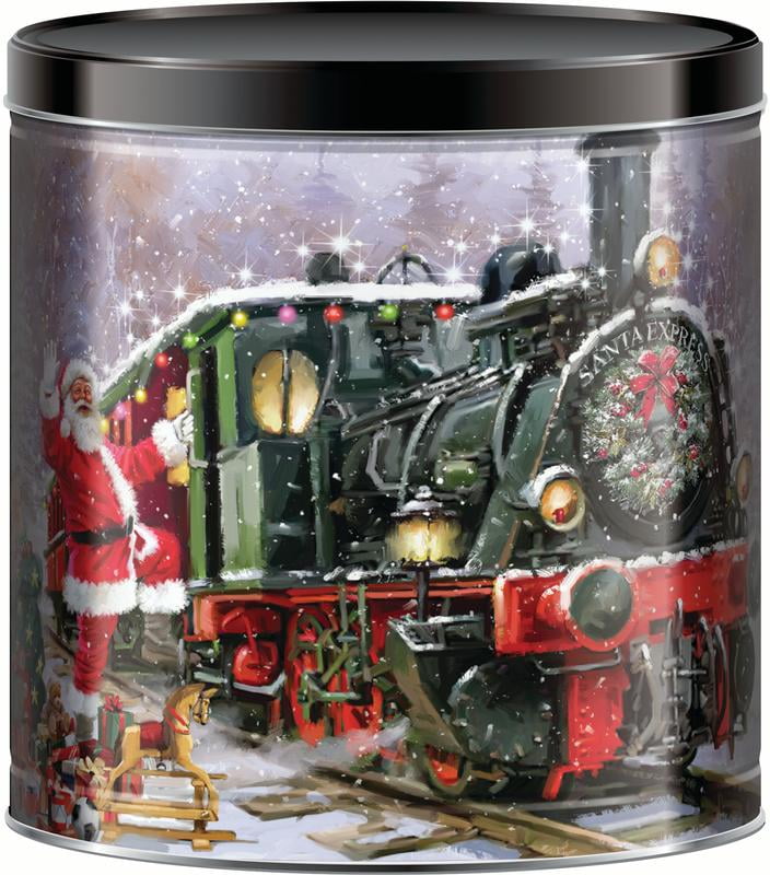 Gift Pop Santas Train Assorted Flavors Popcorn Tin, 24 Oz