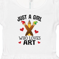 thumbnail image 4 of Inktastic Artist Just A Girl Who Loves Art Girls Baby Dress, 4 of 5