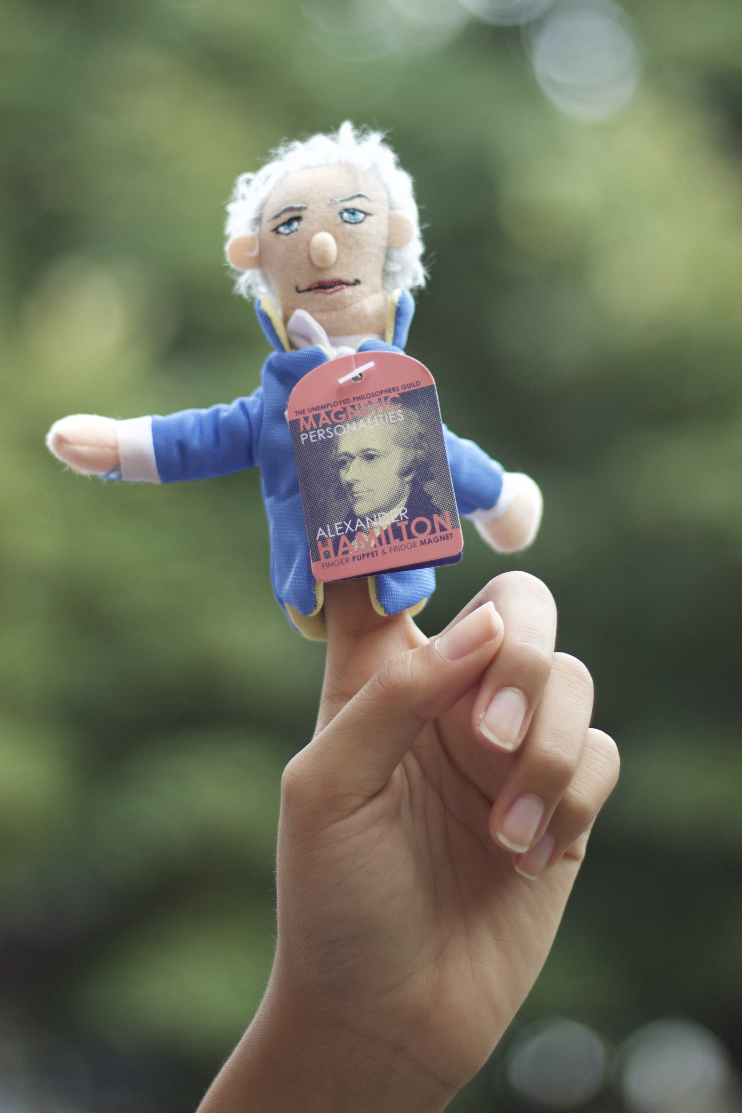 Alexander Hamilton Finger Puppet  Smart and Funny Gifts by UPG – The  Unemployed Philosophers Guild