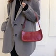 thumbnail image 5 of Moontgen Women Crossbody Sling Bag Studded Decor Casual Tote Dating Purse (Red), 5 of 9
