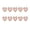 Pink, variant on dianhelloya10Pcs Nail Decorations Exquisite Shape Stunning Visual Effect Eco-friendly Vivid Color Decorative Alloy 3D Love Heart Nail Art Decors DIY Manicures White