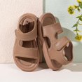 thumbnail image 5 of Viluyesy Boys Open Toe Sandals - Toddler Baby Summer Beach Shoes Casual Comfort Lightweight Non-Slip First Walkers Brown Size 12.5, 5 of 10