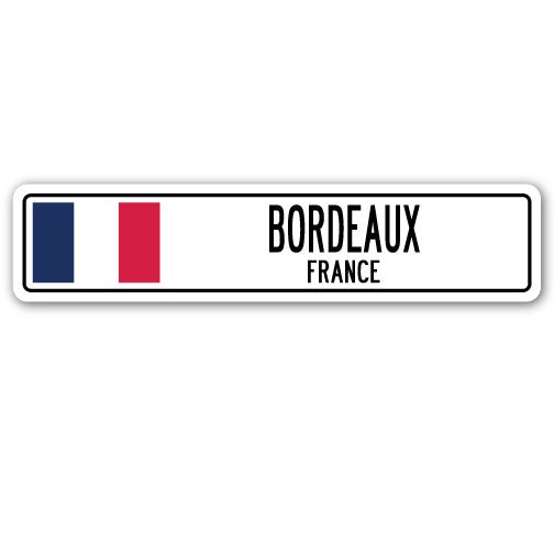 BORDEAUX FRANCE Street Sign French flag city country road wall gift
