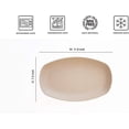 thumbnail image 4 of Zhuge Lightweight & Reusable Wheat Straw Plastic Plates a set of 4 , Non-Toxic BPA Free Unbreakable Serving Plates, Eco-friendly Dishwasher & Microwave Safe for Kids Children Toddler & Adults (11"), 4 of 5