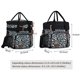 thumbnail image 5 of Bolsa de almuerzo MIYCOO de doble cubierta con aislamiento de 15 litros con estampado de leopardo, 5 of 7