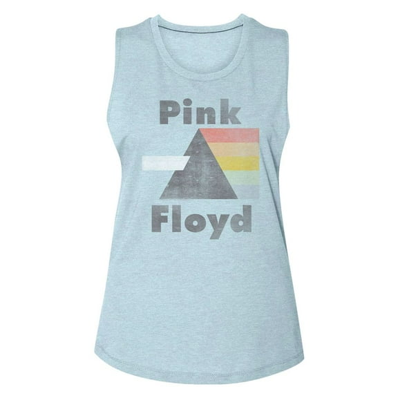 Pink Floyd Stonewash Denim Ladies Muscle Tank L
