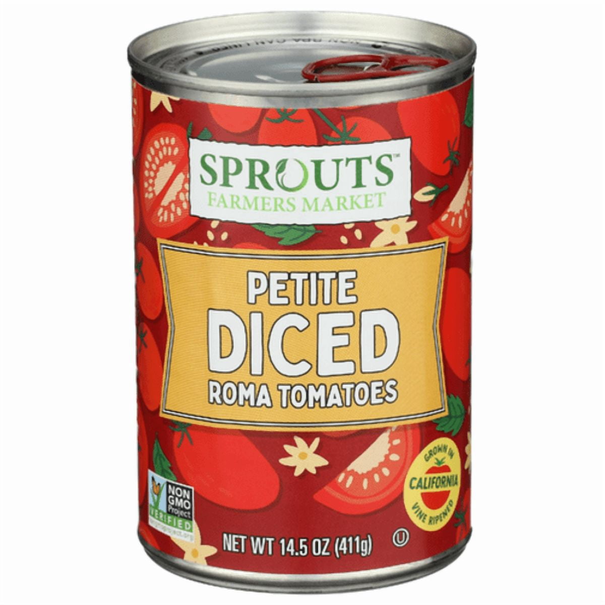 Sprouts Petite Diced Tomatoes 14.5 oz (Pack of 3)