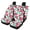 Floral and Leaf Design, variant on Pzuqiu USA Flag Deer Car Seat Covers Full Set Easy Installation, Interior Accessories, Suitable for Automotive Seat, Fit for Trucks