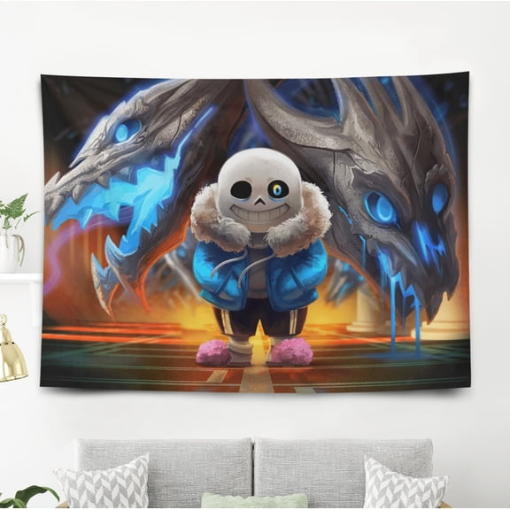 Undertale Wall Tapestry Wall Decorfor Bedroom Wall Hanging Home Decor