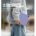 thumbnail image 4 of Dexnor for Samsung Galaxy Tab A9 Plus Case with Keyboard, Ultra-portable Magnetic Backlit Folio Keyboard Cover with Stylus Holder & Multi-touch Trackpad for 11" Samsung Galaxy Tab A9+ (2023),Purple, 4 of 7