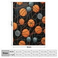 thumbnail image 4 of ONETECH Super Soft Basketball Blanket Lightweight Cozy 3D Printed Flannel Soccer Baseball Throw Blankets for Kids Adults Gifts, 4 of 6
