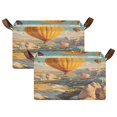 thumbnail image 3 of BZSMCE Collapsible Fabric Cube Storage Bins Design Hot Air Balloon Design Pattern Storage Box, 3 of 8