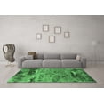 thumbnail image 3 of Ahgly Company Indoor Rectangle Oriental Emerald Green Industrial Area Rugs, 5' x 8', 3 of 4