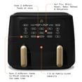 thumbnail image 4 of Beautiful 9 QT TriZone Air Fryer, Black Sesame by Drew Barrymore, 4 of 14