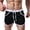 Black, variant on Men's Swim Trunks Square Leg with Pockets Mesh Lining Beach Shorts Underwear Black,M