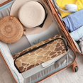 thumbnail image 2 of Hair Tools Storage with Heat Resistant Mat- Giraffe Skin Pattern Printed Curling Iron Travel Bag/Flat Iron Case for Women, 2 of 8