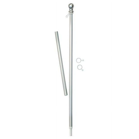 60 in. Aluminum Flag Pole, Brushed
