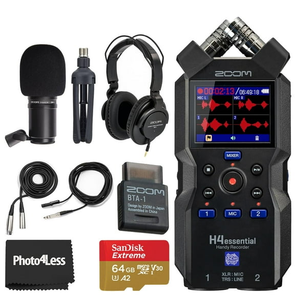 Zoom H4essential Handy Recorder Bundle