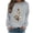 B-Gray-3 Chrismtas Sweatshirts for Women, variant on LangJing Black Cat Halloween Sweatshirts for Women Oversized Long Sleeve Tunic Pullover Fall Tops Spooky Season Sweatshirt Purple,XXL