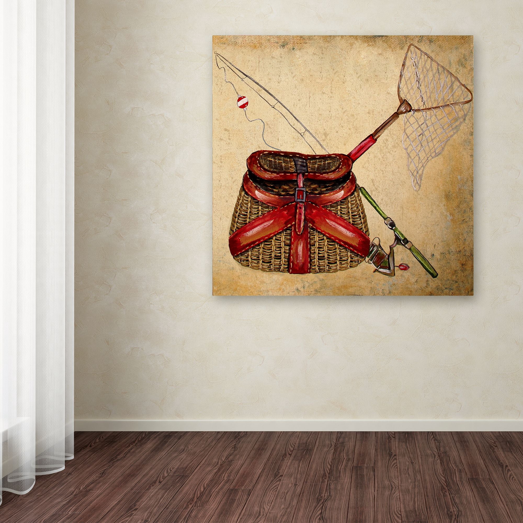 Trademark Fine Art 'Wilderness Lodge 4' Canvas Art by Jean Plout