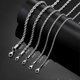 thumbnail image 1 of 18k Real Gold Plated Rope Chain 5mm Stainless Steel Twist Chain Necklace for Men Women 16 Inches, 1 of 4