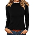 thumbnail image 2 of Women's Long Sleeve Thermal Underwear Lightweight Compression Baselayer Shirt Women Clothing Premium Comfort Winter Tops, 2 of 8