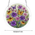 thumbnail image 3 of CaiYueKe Acrylic Puzzle Pendant Sunshade Window Hanging Plate Decorative Home Decor Stained Glass Style Window Art for Privacy Sun Protection Indoor Outdoor Window Decor Modern Hanging Ornament, 3 of 9
